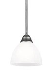Sea Gull Lighting 6131401-715 Vitelli 1-LIGHT Mini Pendant Weathered Pewter. Fixed Price $35.06.