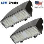 60W Led Slim Wall Outdoor Area Security Lighting 7800LM 5000K--2PACKS. Fixed Price $106.00.
