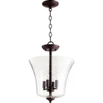 Quorum Light 13' Dual Mount, Oiled Bronze/clear Seeded Glass 2841-13-86. Fixed Price $54.99.
