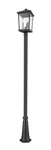Beacon 3-LIGHT Outdoor Post Mounted Fixture In Black. Fixed Price $1116.00.
