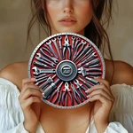 Vintage Plate Painting Round Retro Classic Metal Signs Home Cor 8X8. Fixed Price $9.99.