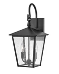 Hinkley Lighting 14064 Huntersfield 2 19" Tall Outdoor Wall - Black. Fixed Price $349.00.