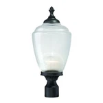Acclaim Lighting Acorn 1 Post Mount, Matte Black/clear 5367BK-CL. Fixed Price $88.00.