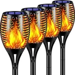 Tomcare Solar Lights Outdoor 99 Led Higher & Larger - 4 Pack, Black. Fixed Price $85.54.