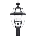 Quoizel NY9043 Black Newbury 3-LIGHT 23"H Post Lantern With Clear Glass. Fixed Price $204.79.