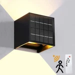 Lanfu Solar Powered Motion Sensor Square Outdoor Wall Lights,black Modern Up .... Fixed Price $37.25.