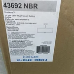 Kichler Shailene 43692NBR - Semiflush Ceiling Fixture Indoor Lighting. Fixed Price $85.00.