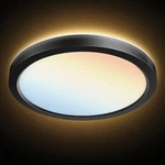 1-2-4 X Parmida 12" 5CCT 30W Led Ceiling Light With Night Feature Black. Fixed Price $33.50.