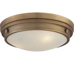 Savoy House Lucerne Flush Mount, 3-LIGHT 180 Total Watts, Warm Brass. Fixed Price $153.72.