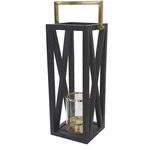 A&b Home LB78280-DS Contemporary 10 Inch Black/gold Lantern. Fixed Price $170.00.