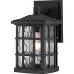 Quoizel SNN8406K Stonington One Light Outdoor Wall Lantern Fixture, Mystic Black. Fixed Price $141.53.