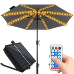 Pulivia Solar Umbrella Lights Outdoor, Power, Warm White-yellow. Fixed Price $30.99.
