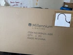 New Millennium Lighting RGN24-ABR Series Goose Neck Architectural Bronze. Fixed Price $99.99.