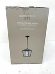 Monteaux Lighting 1-LIGHT Black Outdoor Pendant Fixture With Clear Glass. Fixed Price $59.99.