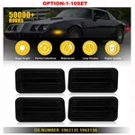 Smoked Led Marker Side Parking Lights Amber/red For 70-81 Pontiac Firebird/trans. Fixed Price $130.09.