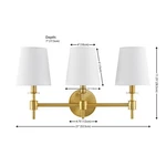 Safavieh Davielle Lt 21" Wall Sconce, Reduced Price 2172789305 SCN4120B. Fixed Price $66.00.