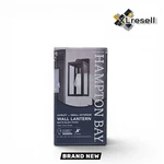 Hampton Bay Hurley 12" Matte Black Hardwired Outdoor Wall Lantern Sconce No Bulb. Fixed Price $29.90.