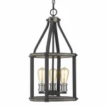 Z-lite 472-3P Ashen Barnboard Kirkland 3-LIGHT 12"W Pendant. Fixed Price $121.55.
