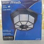 Heath Zenith HZ-4300 Light 360 Degree Motion Activated Outdoor Black.new. Fixed Price $40.00.