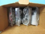 Lot 4 New Pass & Seymour WPLKIT1 Weatherproof Lamp Round Cover W/ 2 Par. Fixed Price $34.99.