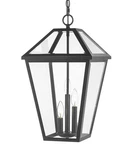 Roseto ZP37345 Calvin Light 12"W Outdoor Taper Candle Pendant - Black. Fixed Price $316.20.