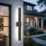 Lamqee 31.5 Aluminum Long Outdoor Wall Lights, 3000K 1223LM Led. Fixed Price $76.64.