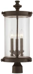 Savoy House Palmer 3-LIGHT Outdoor Post Lantern Fixture Walnut Patina 5-1223-40. Fixed Price $139.95.