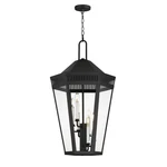 Maxim 30598CL Oxford 6 Light 17"W Outdoor Taper Candle Pendant - Black. Fixed Price $678.30.