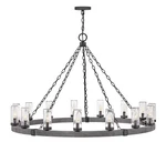 Sawyer 15-LIGHT Outdoor Hanging Aged Zinc. Fixed Price $2499.00.