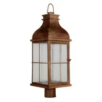 Craftmade Vincent Large Light Post Mount, Weathered Copper ZA1825-WC-LED. Fixed Price $344.99.