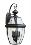 Sea Gull Lighting-lancaster 3-LIGHT Black Outdoor 23 In. Wall Lantern Sconce. Fixed Price $187.19.