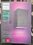 Philips Hue Resonate Outdoor Smart Color Changing Black Wall Light Led Lantern. Fixed Price $134.78.