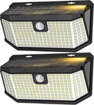 Aootek 182 Led Solar Motion Sensor Light Outdoor 2500LM IP65 Waterproof Pack. Fixed Price $45.96.