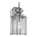 Forte Lighting Brass Outdoor Wall Lantern Olde Nickel 1007-01-54. Fixed Price $64.17.