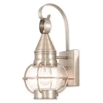 Livex Lighting Newburyport Wall Lantern, Brushed Nickel 26900-91. Fixed Price $247.96.