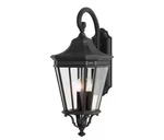 New Cotswold Lane 3-LIGHT Black Outdoor 30 In. Wall Lantern Sconce. Fixed Price $299.69.