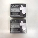 2 - Better Homes & Gardens 4 In. Motion Sensing Light Control Indoor Outdoor New. Fixed Price $29.99.