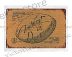 1898 Football Amherst Vs Program Metal Tin Sign Art Work Wall. Fixed Price $19.51.