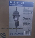 Thomas Lighting M-5311-90 Weathered Silver Wall Lantern. Fixed Price $52.00.