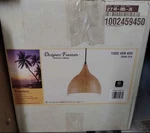 Designers Fountain Pendant Light Wood Style Finish Height-adjustable Dome Ul 35. Fixed Price $78.00.