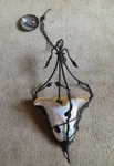 Rare Quoizel Bellissimo Hanging Ceiling Pendant Light Glass Imperial Heart. Fixed Price $359.10.