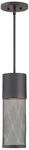 Aria 15 3/4"H Black Cylindrical Led Outdoor Hanging Light. Fixed Price $279.00.