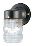 Westinghouse 66885 Matte Black 100W 1-LIGHT Wall Fixture 7-1/2 4-1/2 In.. Fixed Price $19.57.