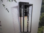 Lnc Modern Textured Black Rectangle Outdoor Wall Lantern Contemporary Sconce. Fixed Price $44.95.
