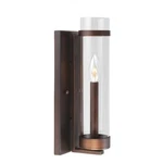 Millennium Lighting Milan Sconce, Rubbed Bronze/clear 1981-RBZ. Fixed Price $34.99.
