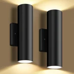Outdoor Wall Lights, 12W 3000K Integrated Led Cylinder Up Down 1200LM Su. Fixed Price $72.99.