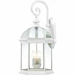 Nuvo 60-4967 26" Outdoor Wall Light White Finish With Clear Beveled Glass. Fixed Price $217.99.
