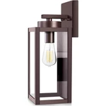 Beslowe Outdoor Wall Light Fixtures, Exterior Waterproof Lanterns, Brown.... Fixed Price $57.80.
