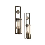 Danya B Set Of Two Wall Sconces, Metal Cor, Antique-style Sconce.... Fixed Price $64.62.