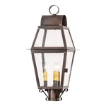Irvins Country Tinware Independence Outdoor Post Light Solid Antique Copper. Fixed Price $619.95.